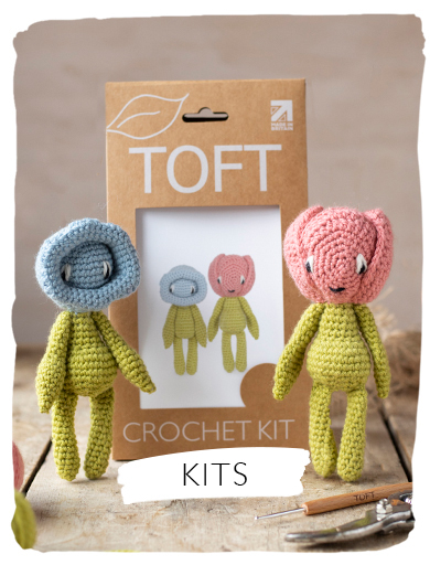 New crochet kit boxes mini flowers